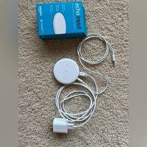 Amazon Echo Input BRAND NEW Smart home Voice Assistant - White